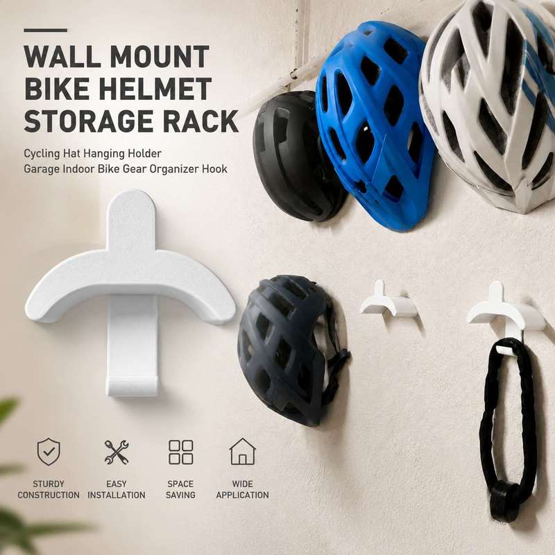Cycling Gear Wall Organizer - 벽걸이형 자전거 헬멧 보관 랙 사이클링