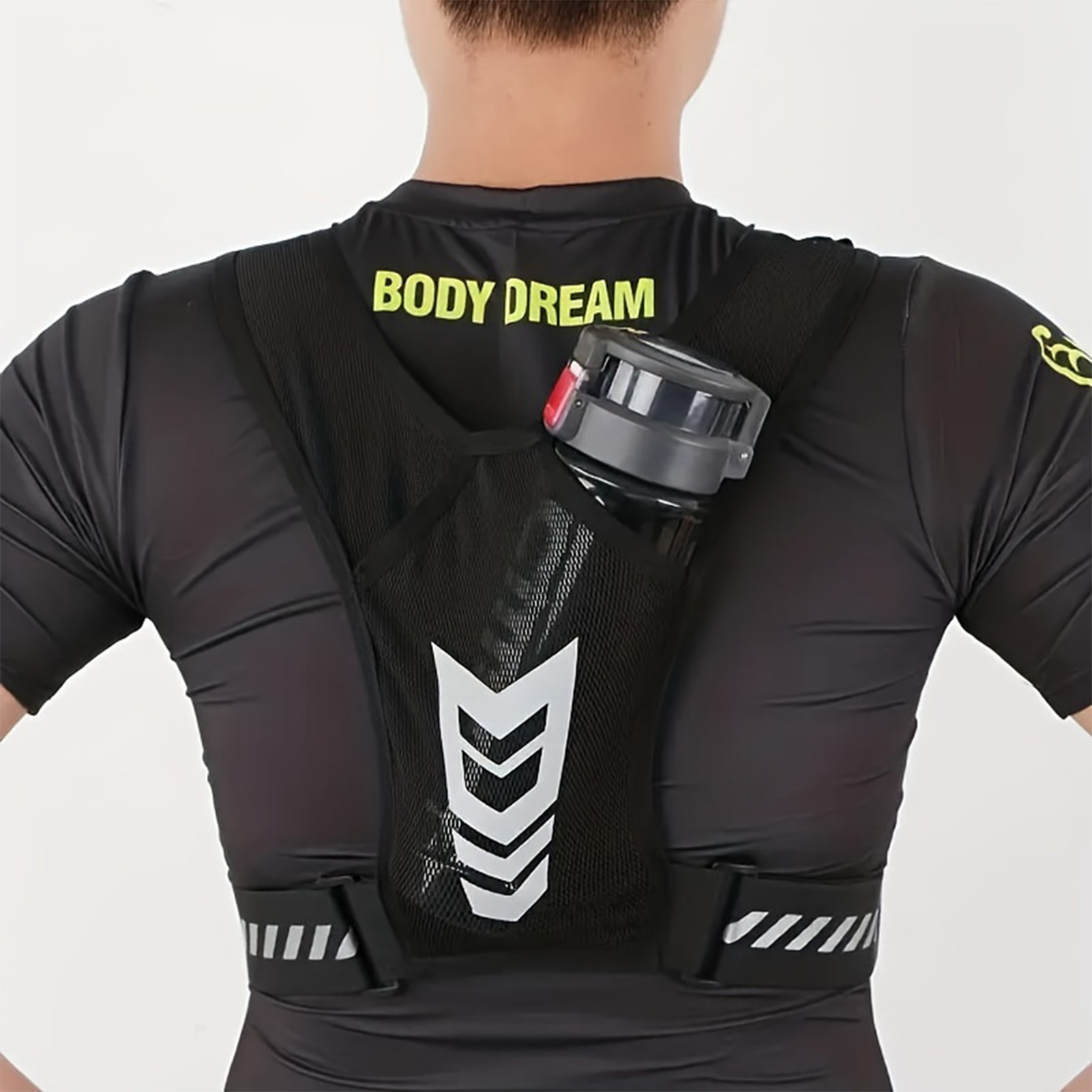 Reflective Cycling Vest - 스포츠 조끼 폰 가방 반사 사이클링