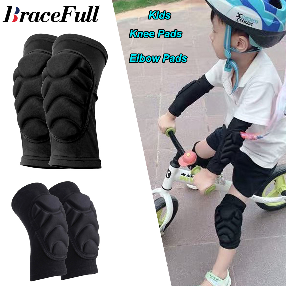 1 쌍 어린이 무릎 패드 및 팔꿈치 패드 세트 유아용  - Cycling Protective Gear For Kids 리뷰 및 가격