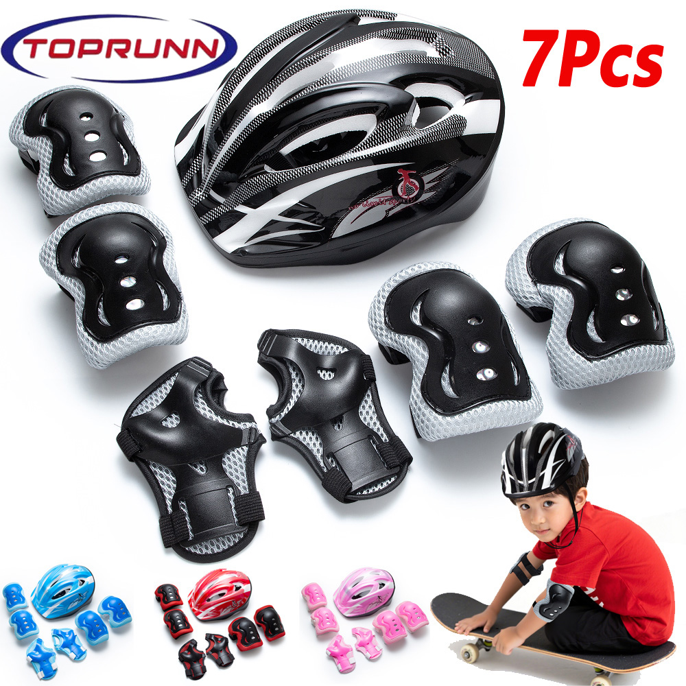 7 in 1 어린이 보호 장비 세트 (스포츠 헬멧, 무 - Cycling Protective Gear For Kids 리뷰 및 가격