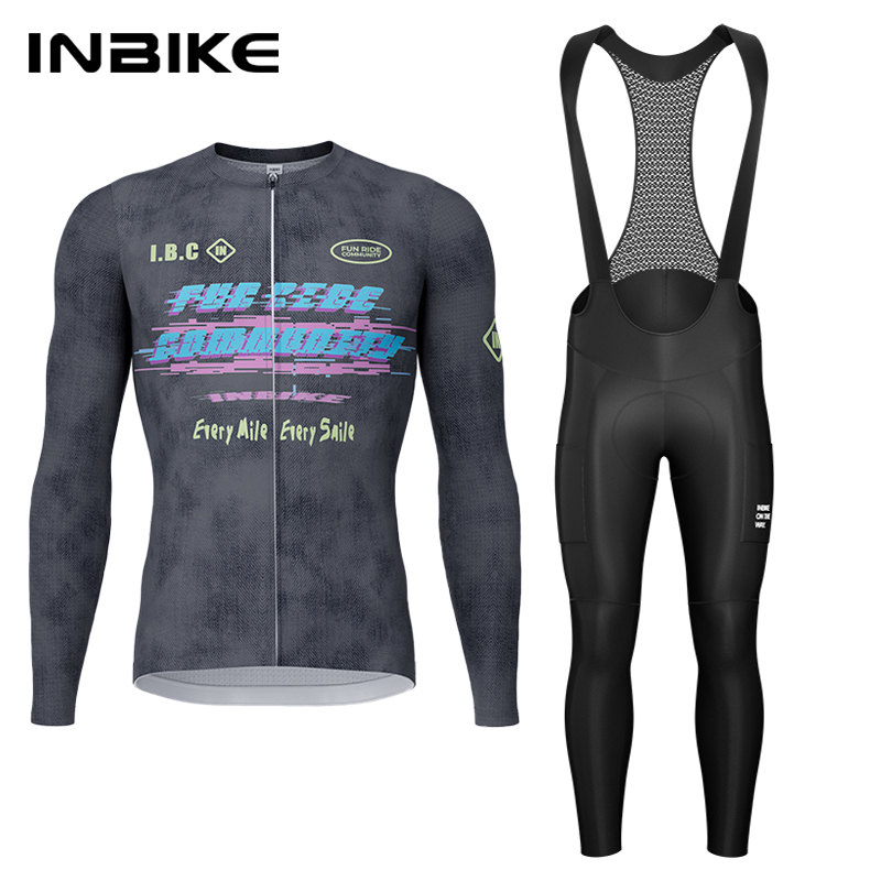 인바이크 봄 가을 사이클링 세트 사이클링 저지 긴팔 패 - Cycling Gear Logo 리뷰 및 가격