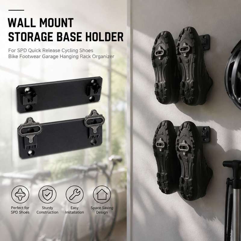 벽걸이형 SPD 퀵 릴리즈 사이클링 슈즈 자전거 신발  - Cycling Gear Wall Organizer 리뷰 및 가격
