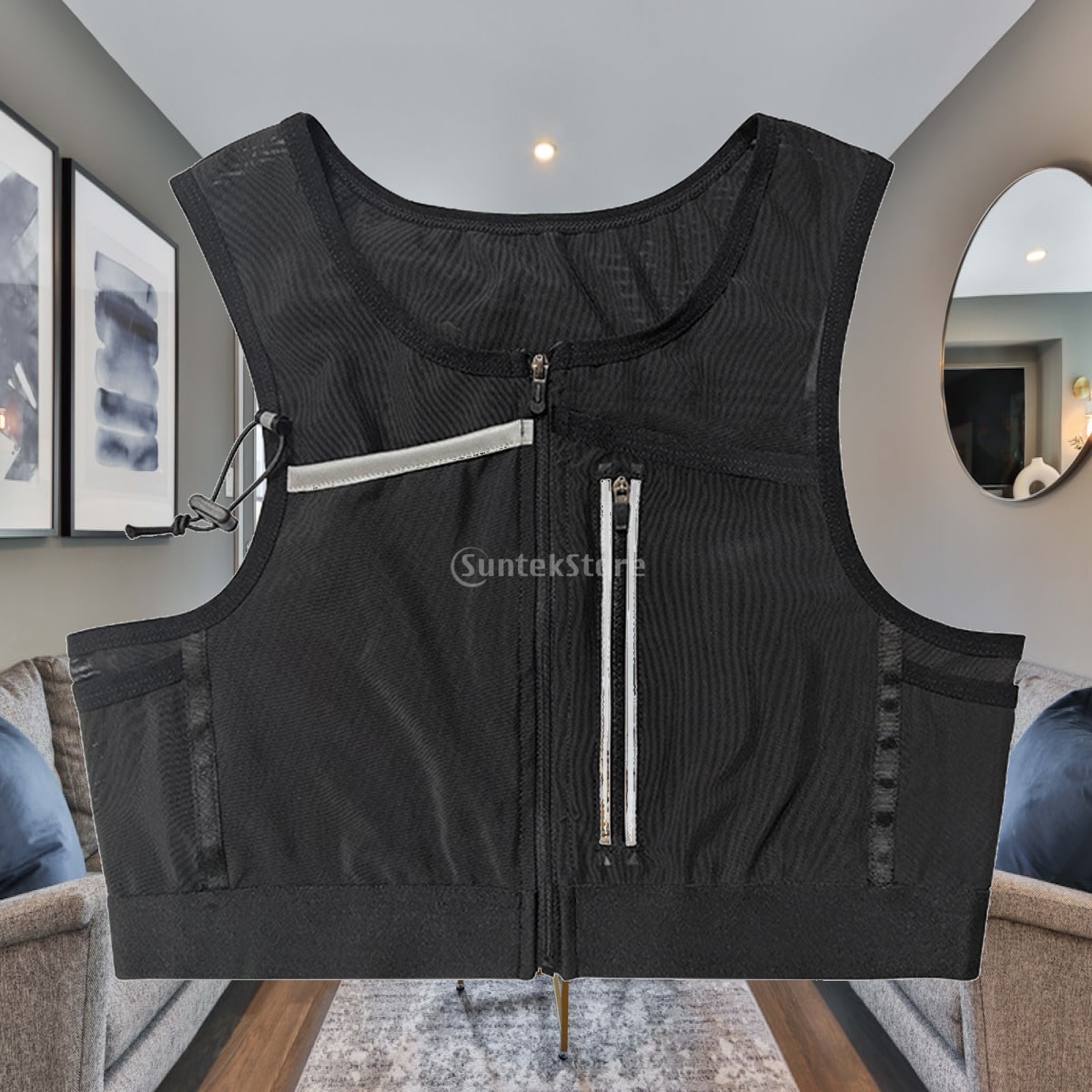 러닝 조끼 가방 가슴 팩 사이클링 야간 걷기를 위한 반 - Reflective Cycling Vest 리뷰 및 가격