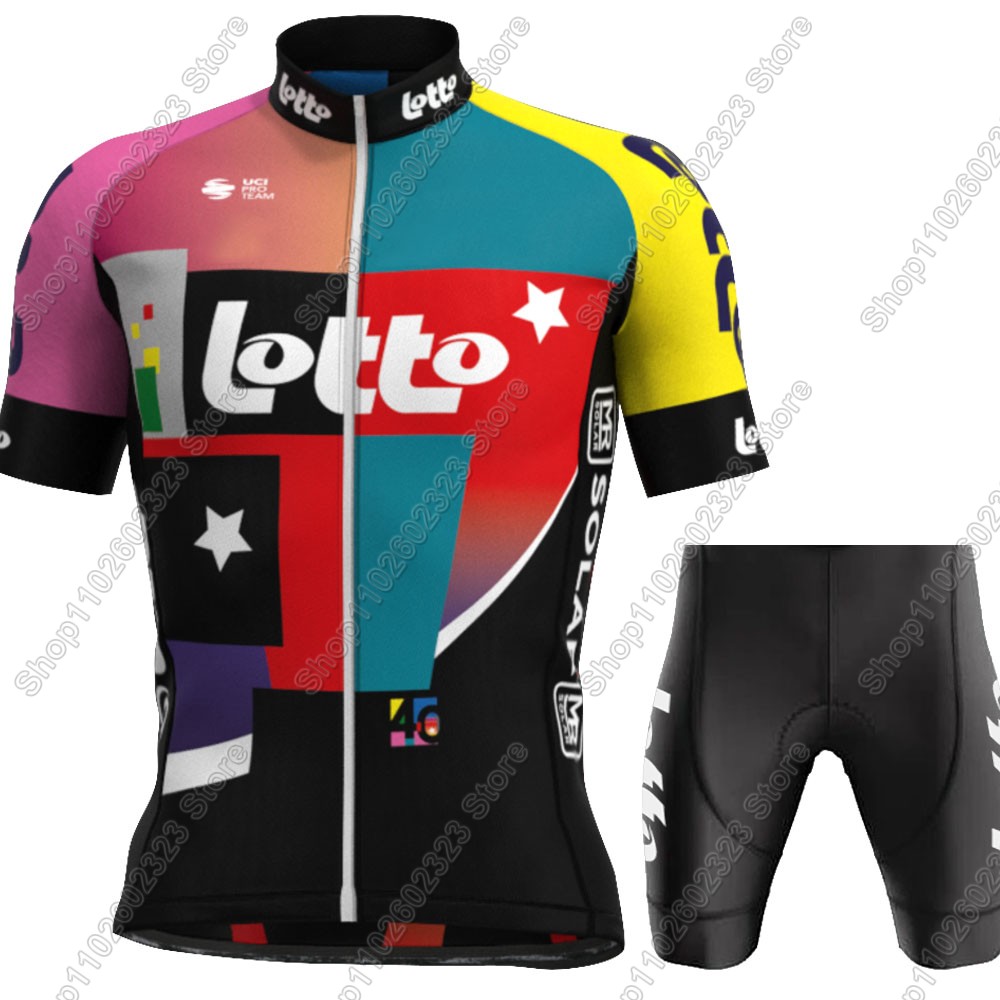 2025 로또 팀 사이클링 저지 세트 여름 벨기에 의류 - Cycling Gear Logo 리뷰 및 가격