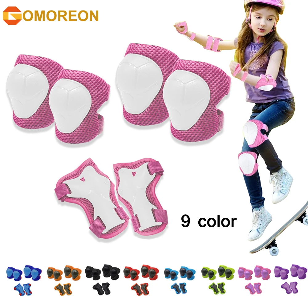 GOMOREON 어린이 무릎 패드 팔꿈치 패드, 손목  - Cycling Protective Gear For Kids 리뷰 및 가격