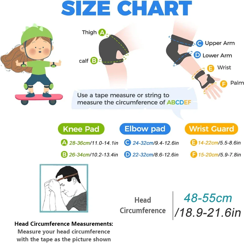 어린이 자전거 헬멧 무릎 팔꿈치 손목 패드, 자전거 사 - Cycling Protective Gear For Kids 리뷰 및 가격