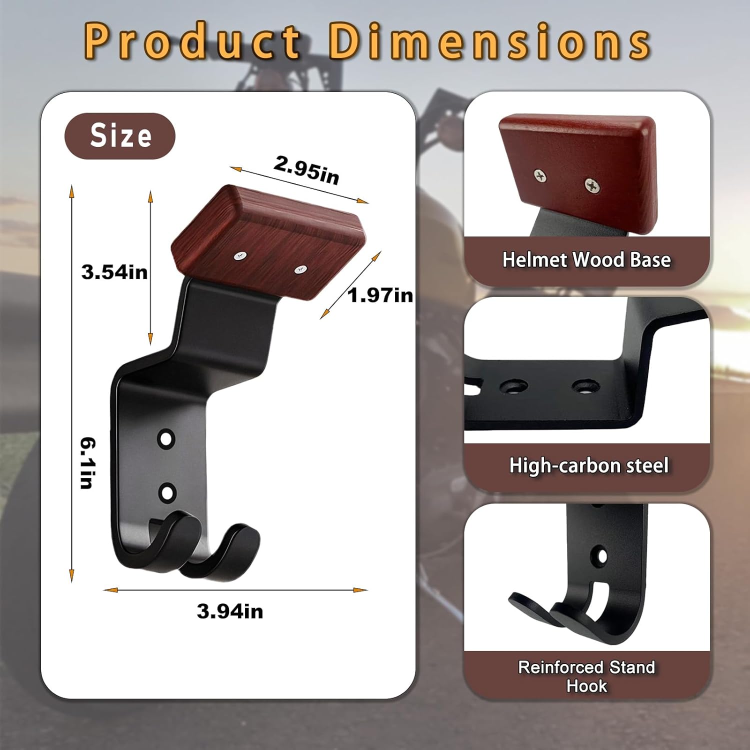 오토바이 헬멧 홀더 벽걸이, 자전거, 축구, 스키 장비 - Cycling Gear Wall Organizer 리뷰 및 가격